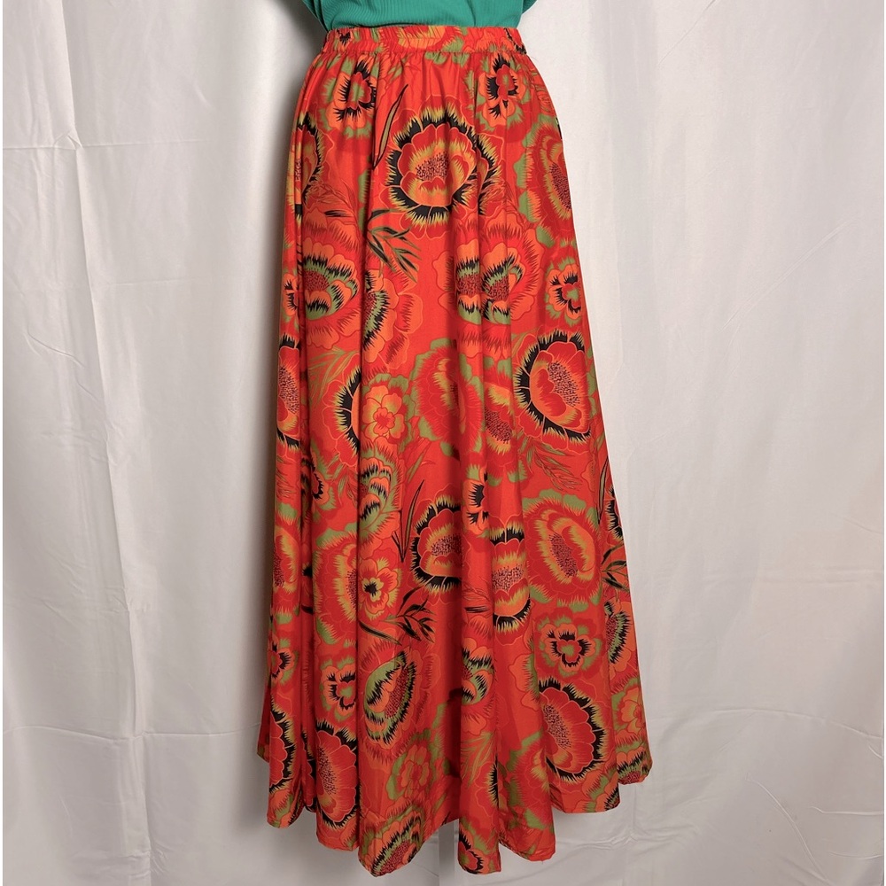 Christian Siriano Satin Maxi Skirt